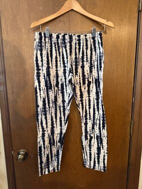 Adam Levine Collection Black and White Tie-Dye Leggings Women’s L